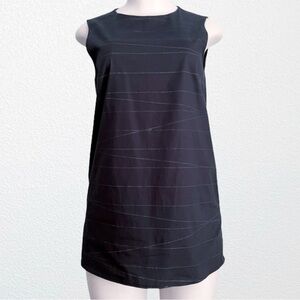 Lisa Perry Tunic Mini Dress SZ 6 Navy